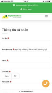 Đăng ký làm gia sư